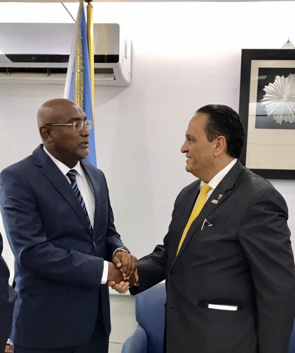 AASC President meeting with H.E. Minister Omar Hassan Djibouti Minister of Sports