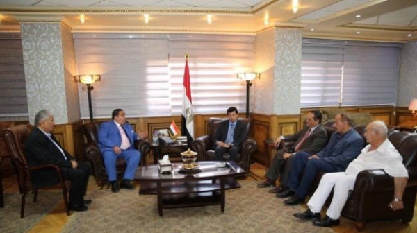 President UCSA met with the Minister of Youth and Sports of Egypt, Dr. Ashraf Subhi, and Mr. Fouad Meskout, President of the African Union for wrestling.
